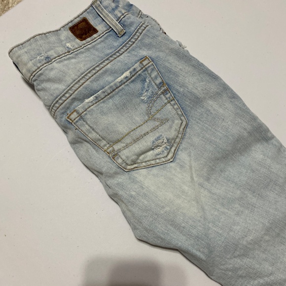 American eagle womens regular straight leg blue jeans vintage AE 100% cotton - Picture 7 of 9